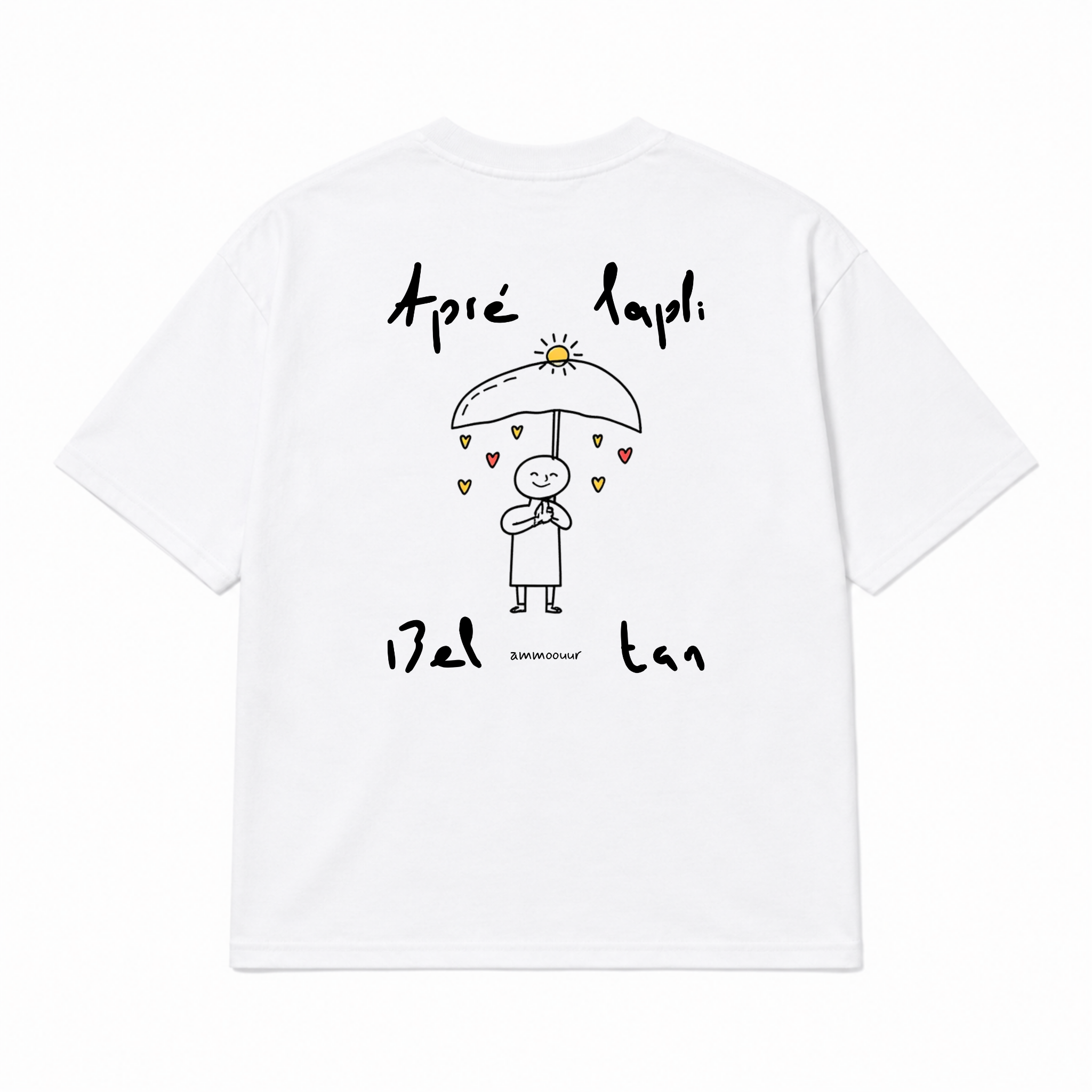 Ammoouur Bel tan logo brodé devant à la main. (Copie)