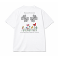 Ammoouur papillons logo brodé devant à la main.
