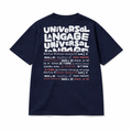 Ammoouur langage universal - logo brodé à la main devant.