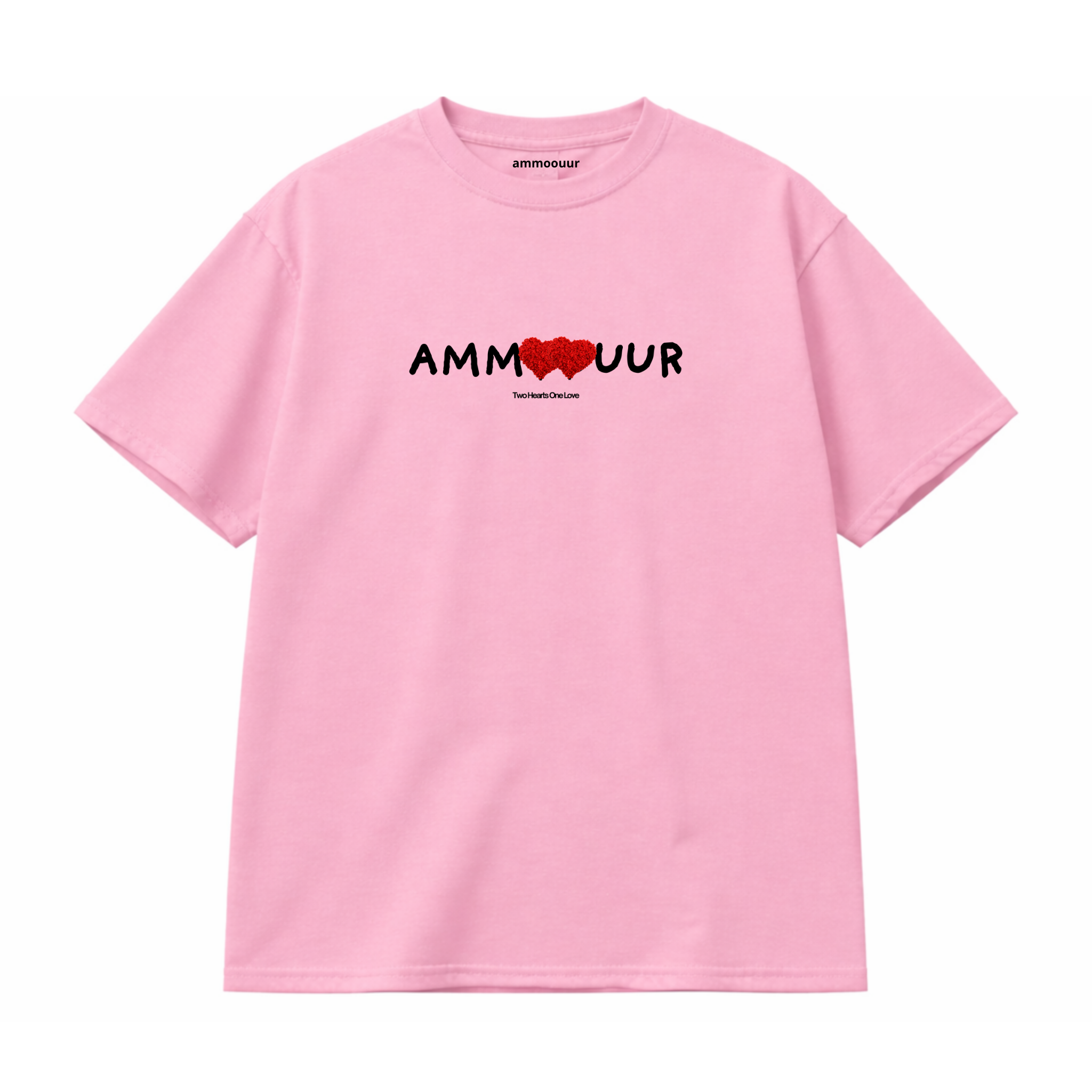 Ammoouur double Coeur brodé à la main.