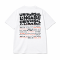 Ammoouur langage universal - logo brodé à la main devant.