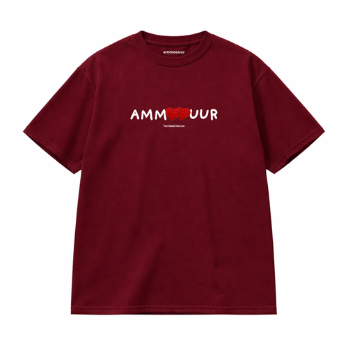 Ammoouur double Coeur brodé à la main