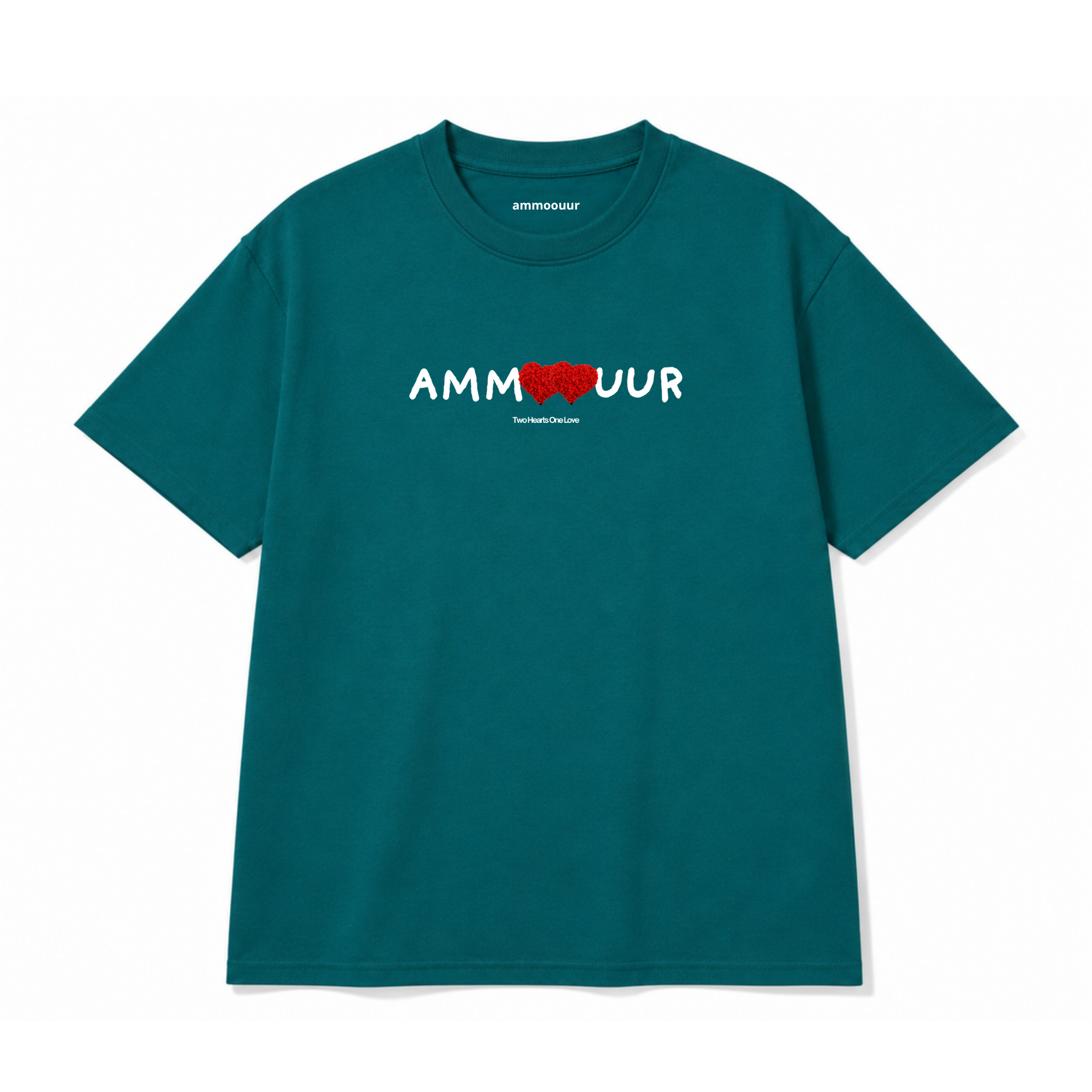Ammoouur double Coeur brodé à la main