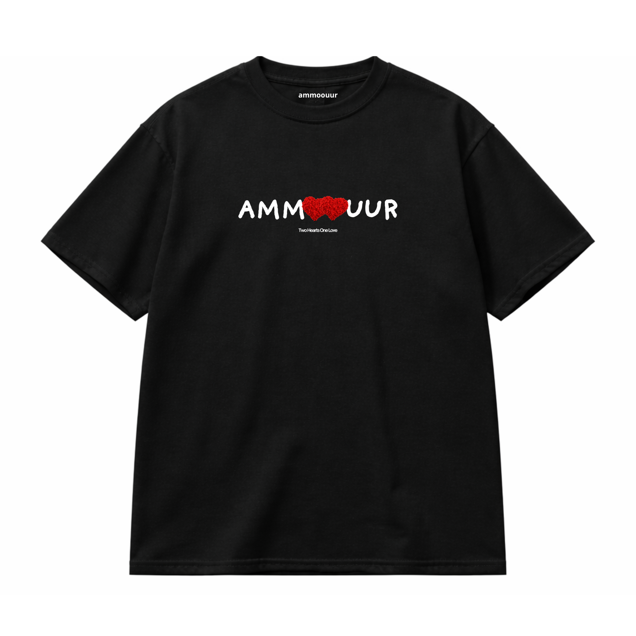 Ammoouur double Coeur brodé à la main