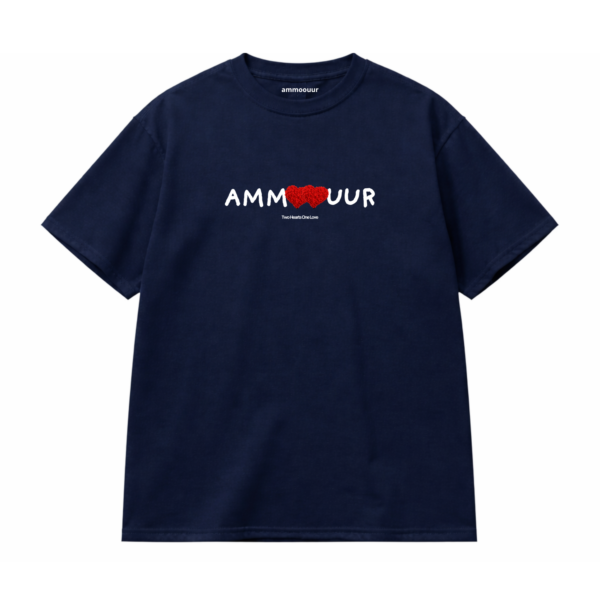 Ammoouur double Coeur brodé à la main